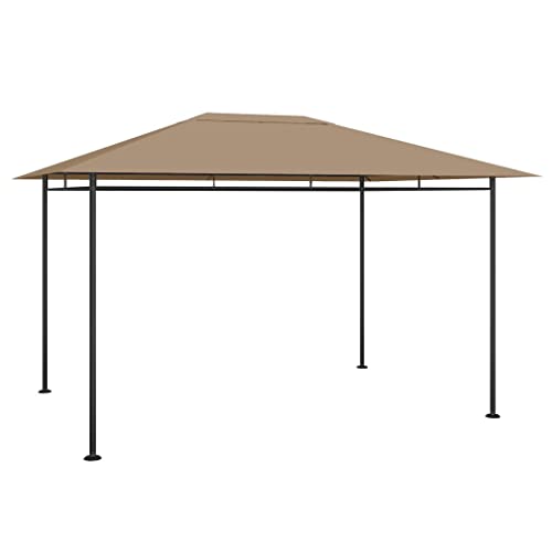 HOMEELIKE Pavillon 384x281x270 cm Taupe 180 g/m2 von HOMEELIKE