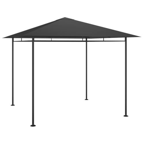 HOMEELIKE Pavillon 3x3x2,7 m Anthrazit 180 g/m2 HOMEELIKE Pavillon 3x3x2,7 m Anthrazit 180 g/m2 von HOMEELIKE