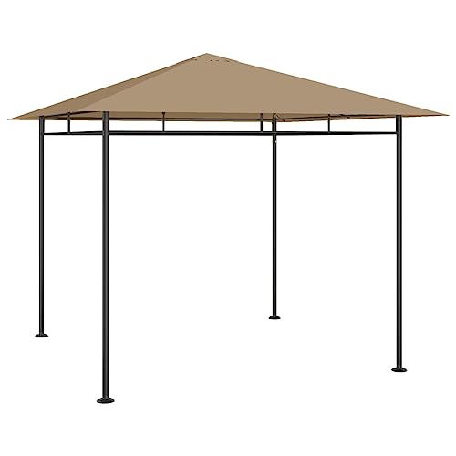 HOMEELIKE Pavillon 3x3x2,7 m Taupe 180 g/m2 HOMEELIKE Pavillon 3x3x2,7 m Taupe 180 g/m2 von HOMEELIKE