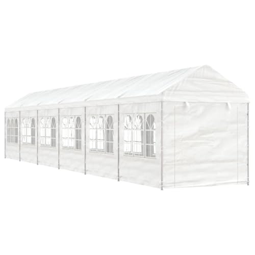 HOMEELIKE Pavillon mit Dach Wei? 13,38x2,28x2,69 m Polyethylen HOMEELIKE Pavillon mit Dach Wei? 13,38x2,28x2,69 m Polyethylen von HOMEELIKE