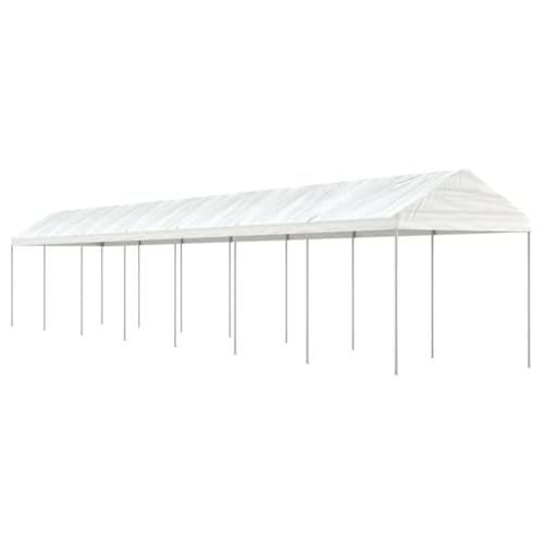 HOMEELIKE Pavillon mit Dach Wei? 15,61x2,28x2,69 m Polyethylen HOMEELIKE Pavillon mit Dach Wei? 15,61x2,28x2,69 m Polyethylen von HOMEELIKE