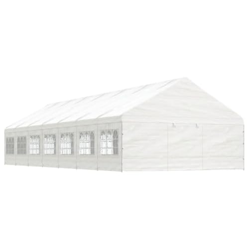 HOMEELIKE Pavillon mit Dach Wei? 15,61x5,88x3,75 m Polyethylen HOMEELIKE Pavillon mit Dach Wei? 15,61x5,88x3,75 m Polyethylen von HOMEELIKE