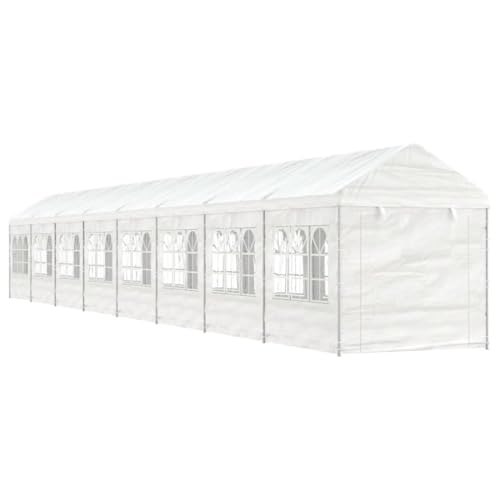 HOMEELIKE Pavillon mit Dach Wei? 17,84x2,28x2,69 m Polyethylen HOMEELIKE Pavillon mit Dach Wei? 17,84x2,28x2,69 m Polyethylen von HOMEELIKE