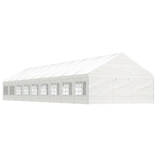 HOMEELIKE Pavillon mit Dach Wei? 20,07x5,88x3,75 m Polyethylen HOMEELIKE Pavillon mit Dach Wei? 20,07x5,88x3,75 m Polyethylen von HOMEELIKE
