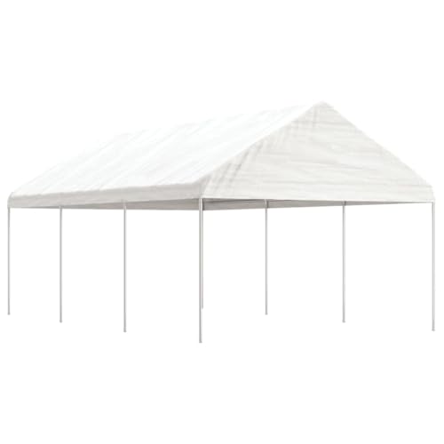 HOMEELIKE Pavillon mit Dach Wei? 6,69 x 4,08 x 3,22 m Polyethylen HOMEELIKE Pavillon mit Dach Wei? 6,69 x 4,08 x 3,22 m Polyethylen von HOMEELIKE