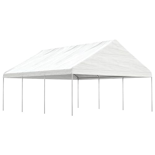 HOMEELIKE Pavillon mit Dach Wei? 6,69x5,88x3,75 m Polyethylen HOMEELIKE Pavillon mit Dach Wei? 6,69x5,88x3,75 m Polyethylen von HOMEELIKE