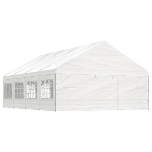 HOMEELIKE Pavillon mit Dach Wei? 8,92x5,88x3,75 m Polyethylen HOMEELIKE Pavillon mit Dach Wei? 8,92x5,88x3,75 m Polyethylen von HOMEELIKE