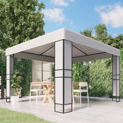 HOMEELIKE Pavillon mit Doppeldach 3 x 3 m Wei? HOMEELIKE Pavillon mit Doppeldach 3 x 3 m Wei? von HOMEELIKE