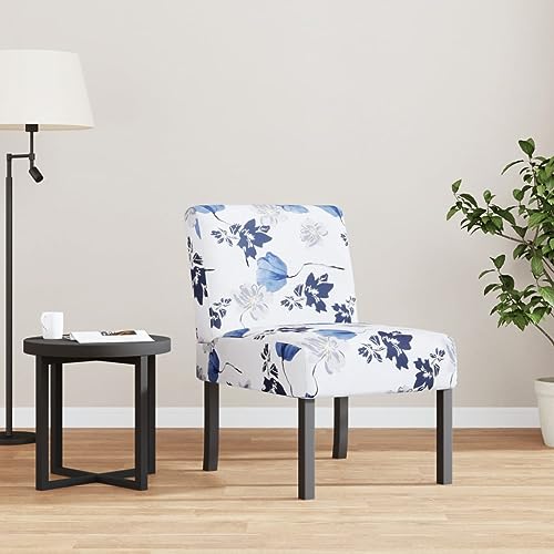 HOMEELIKE Polsterstuhl Blau Blumenmuster Stoff HOMEELIKE Polsterstuhl Blau Blumenmuster Stoff von HOMEELIKE