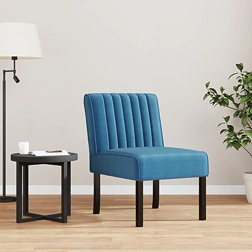 HOMEELIKE Polsterstuhl Blau Samt HOMEELIKE Polsterstuhl Blau Samt von HOMEELIKE