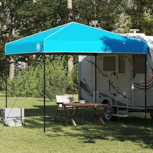 HOMEELIKE Pop-up Pavillon Zelt Blau 250 x 250 cm Stoff HOMEELIKE Pop-up Pavillon Zelt Blau 250 x 250 cm Stoff von HOMEELIKE