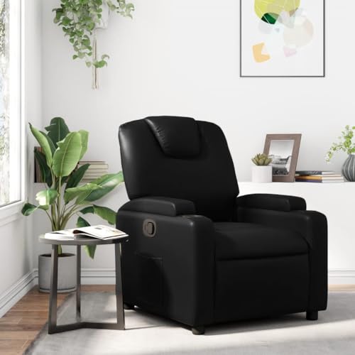 HOMEELIKE Relaxsessel, Kunstleder, Schwarz HOMEELIKE Relaxsessel, Kunstleder, Schwarz von HOMEELIKE