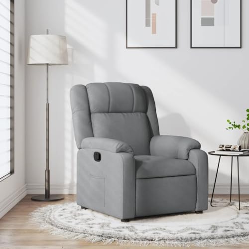 HOMEELIKE Relaxsessel, hellgrauer Stoff HOMEELIKE Relaxsessel, hellgrauer Stoff von HOMEELIKE