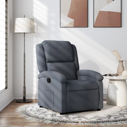 HOMEELIKE Relaxsessel Dunkelgrau Samt HOMEELIKE Relaxsessel Dunkelgrau Samt von HOMEELIKE