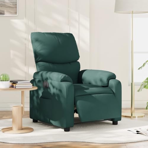 HOMEELIKE Relaxsessel Elektrisch Dunkelgr¨¹n Stoff HOMEELIKE Relaxsessel Elektrisch Dunkelgr¨¹n Stoff von HOMEELIKE