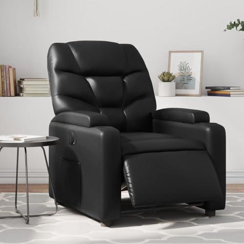 HOMEELIKE Relaxsessel Elektrisch Schwarz Kunstleder HOMEELIKE Relaxsessel Elektrisch Schwarz Kunstleder von HOMEELIKE