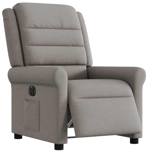 HOMEELIKE Relaxsessel Elektrisch Taupe Stoff von HOMEELIKE