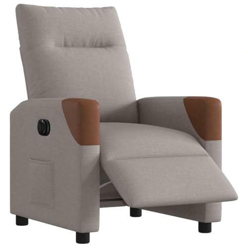 HOMEELIKE Relaxsessel Elektrisch Taupe Stoff HOMEELIKE Relaxsessel Elektrisch Taupe Stoff von HOMEELIKE