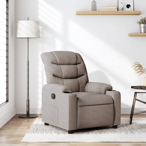 HOMEELIKE Relaxsessel Taupe Stoff HOMEELIKE Relaxsessel Taupe Stoff von HOMEELIKE