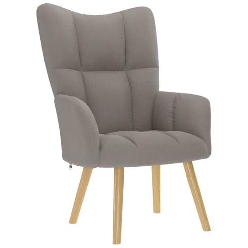 HOMEELIKE Relaxsessel Taupe Stoff von HOMEELIKE