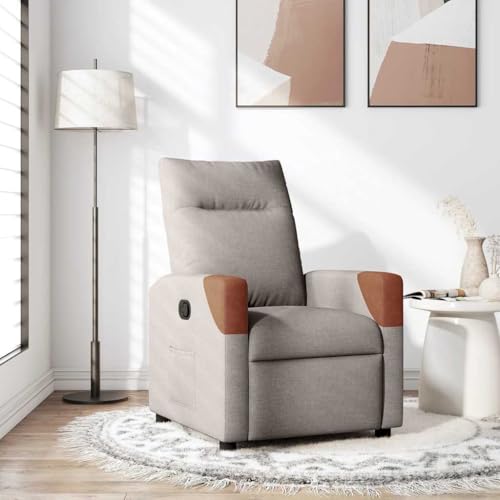 HOMEELIKE Relaxsessel Taupe Stoff HOMEELIKE Relaxsessel Taupe Stoff von HOMEELIKE