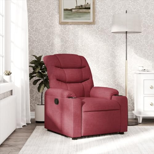 HOMEELIKE Relaxsessel Weinrot Stoff HOMEELIKE Relaxsessel Weinrot Stoff von HOMEELIKE