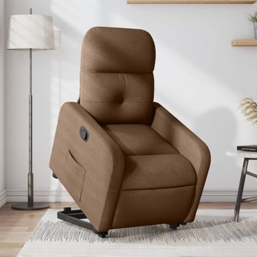 HOMEELIKE Relaxsessel mit Aufstehhilfe Braun Stoff HOMEELIKE Relaxsessel mit Aufstehhilfe Braun Stoff von HOMEELIKE