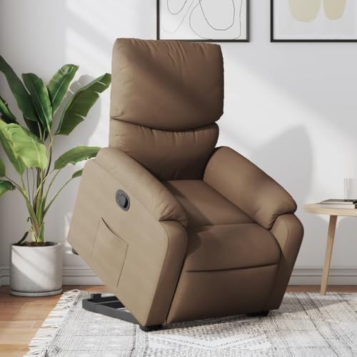 HOMEELIKE Relaxsessel mit Aufstehhilfe Braun Stoff HOMEELIKE Relaxsessel mit Aufstehhilfe Braun Stoff von HOMEELIKE