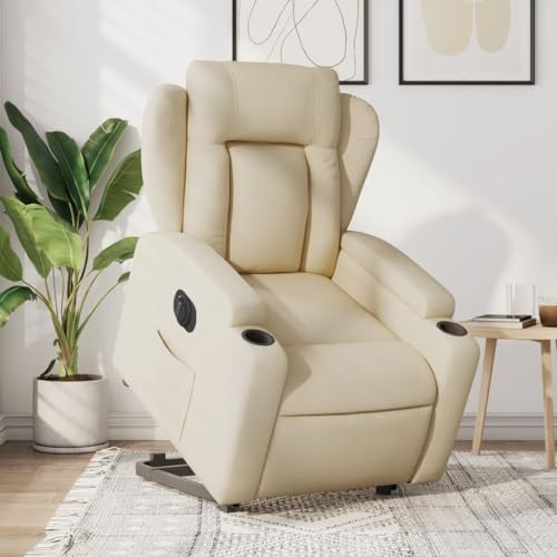 HOMEELIKE Relaxsessel mit Aufstehhilfe Elektrisch Creme Stoff HOMEELIKE Relaxsessel mit Aufstehhilfe Elektrisch Creme Stoff von HOMEELIKE