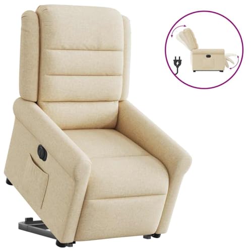 HOMEELIKE Relaxsessel mit Aufstehhilfe Elektrisch Creme Stoff HOMEELIKE Relaxsessel mit Aufstehhilfe Elektrisch Creme Stoff von HOMEELIKE