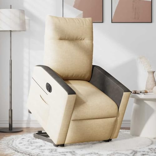 HOMEELIKE Relaxsessel mit Aufstehhilfe Elektrisch Creme Stoff HOMEELIKE Relaxsessel mit Aufstehhilfe Elektrisch Creme Stoff von HOMEELIKE