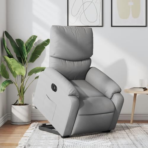 HOMEELIKE Relaxsessel mit Aufstehhilfe Elektrisch Hellgrau Stoff HOMEELIKE Relaxsessel mit Aufstehhilfe Elektrisch Hellgrau Stoff von HOMEELIKE