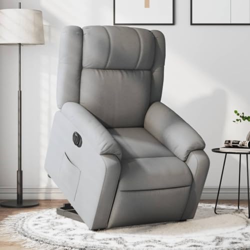 HOMEELIKE Relaxsessel mit Aufstehhilfe Elektrisch Hellgrau Stoff HOMEELIKE Relaxsessel mit Aufstehhilfe Elektrisch Hellgrau Stoff von HOMEELIKE
