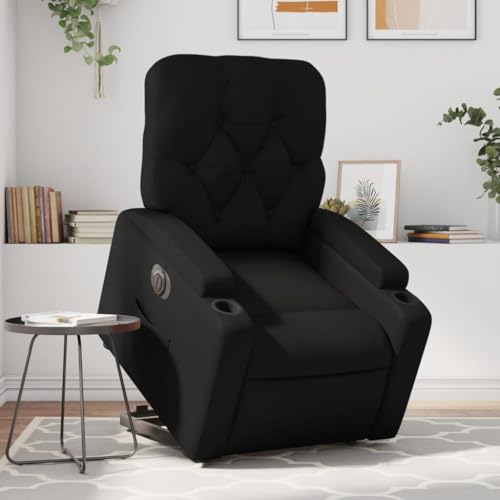 HOMEELIKE Relaxsessel mit Aufstehhilfe Elektrisch Schwarz Kunstleder HOMEELIKE Relaxsessel mit Aufstehhilfe Elektrisch Schwarz Kunstleder von HOMEELIKE
