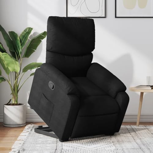 HOMEELIKE Relaxsessel mit Aufstehhilfe Schwarz Stoff HOMEELIKE Relaxsessel mit Aufstehhilfe Schwarz Stoff von HOMEELIKE