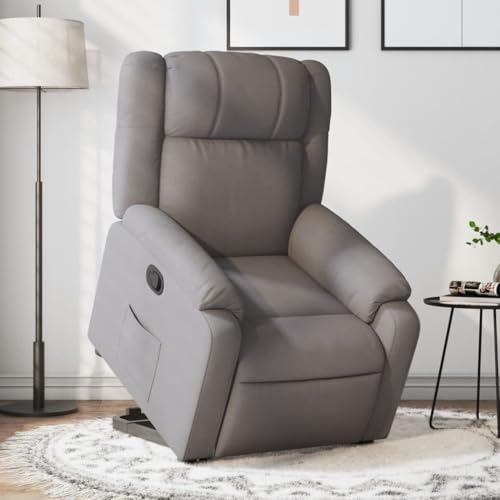 HOMEELIKE Relaxsessel mit Aufstehhilfe Taupe Stoff HOMEELIKE Relaxsessel mit Aufstehhilfe Taupe Stoff von HOMEELIKE