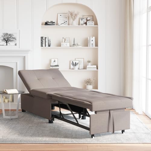 HOMEELIKE Schlafsofa 3-in-1 in Taupe HOMEELIKE Schlafsofa 3-in-1 in Taupe von HOMEELIKE