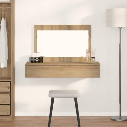 HOMEELIKE Schminktisch mit Speicher Braun 100 x 40 x 70 cm Holzwerkstoff HOMEELIKE Schminktisch mit Speicher Braun 100 x 40 x 70 cm Holzwerkstoff von HOMEELIKE
