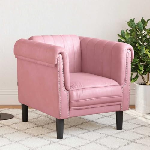 HOMEELIKE Sessel Rosa Samt von HOMEELIKE