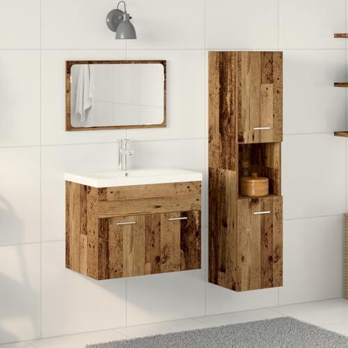 HOMEELIKE Sets Sonstiges 3 pcs Altes Holz 30 x 30 x 130 cm Holzwerkstoff HOMEELIKE Sets Sonstiges 3 pcs Altes Holz 30 x 30 x 130 cm Holzwerkstoff von HOMEELIKE