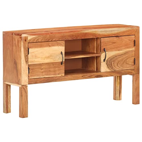 HOMEELIKE Sideboard 116x30x66 cm Akazie Massivholz von HOMEELIKE