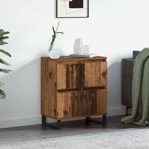 HOMEELIKE Sideboard Braun 60 x 35 x 70 cm Holzwerkstoff von HOMEELIKE