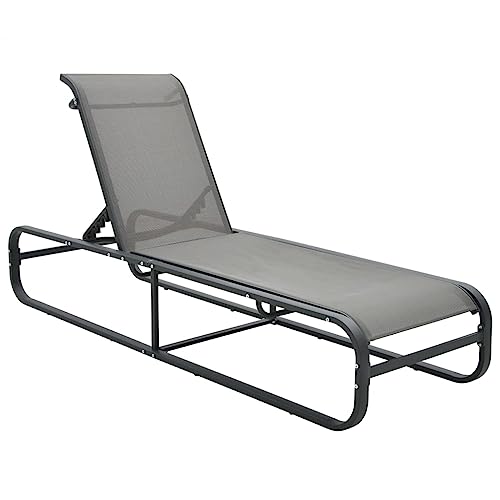 HOMEELIKE Sonnenliege Aluminium und Textilene HOMEELIKE Sonnenliege Aluminium und Textilene von HOMEELIKE