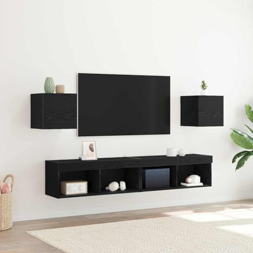 Modernes TV Board aus Holzwerkstoff 2er Set Schwarz 30,5 cm W¨¹rfelform Modernes TV Board aus Holzwerkstoff 2er Set Schwarz 30,5 cm W¨¹rfelform von HOMEELIKE