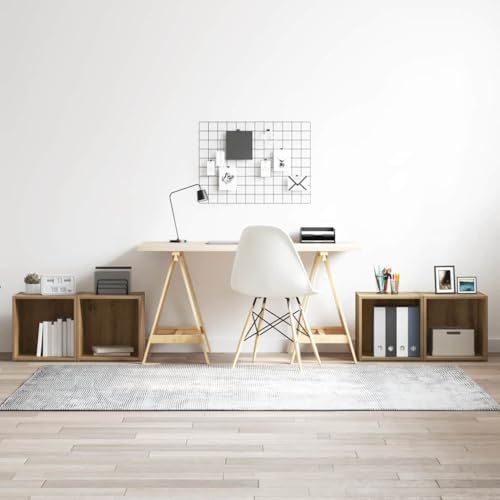 HOMEELIKE TV-Schr?nk 4 pcs Braun 37 x 35 x 37 cm Holzwerkstoff HOMEELIKE TV-Schr?nk 4 pcs Braun 37 x 35 x 37 cm Holzwerkstoff von HOMEELIKE