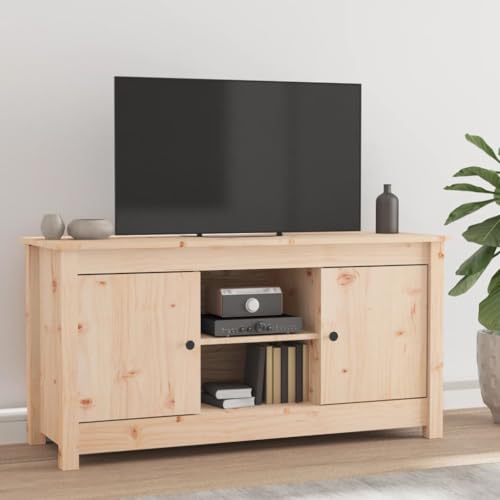 HOMEELIKE TV-Schrank 103x36,5x52 cm Massivholz Kiefer HOMEELIKE TV-Schrank 103x36,5x52 cm Massivholz Kiefer von HOMEELIKE