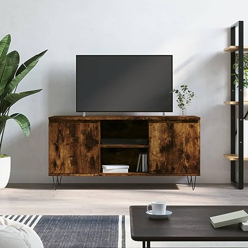 TV Lowboard aus Holzwerkstoff mit 4 F?Chern Stauraum f¨¹r Wohnzimmer TV Lowboard aus Holzwerkstoff mit 4 F?Chern Stauraum f¨¹r Wohnzimmer von HOMEELIKE