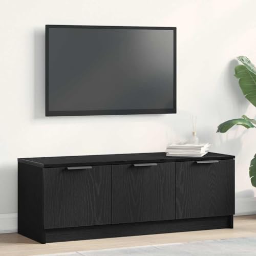 HOMEELIKE TV-Unterschrank mit minimalistischem Design, 102 x 35 x 36,5 cm, Schwarzeiche Optik HOMEELIKE TV-Unterschrank mit minimalistischem Design, 102 x 35 x 36,5 cm, Schwarzeiche Optik von HOMEELIKE