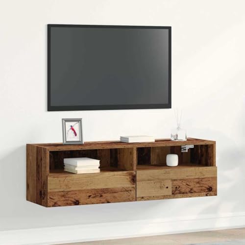 HOMEELIKE TV-Wandregal Altholz 100 x 30 x 30 cm Holzwerkstoff HOMEELIKE TV-Wandregal Altholz 100 x 30 x 30 cm Holzwerkstoff von HOMEELIKE