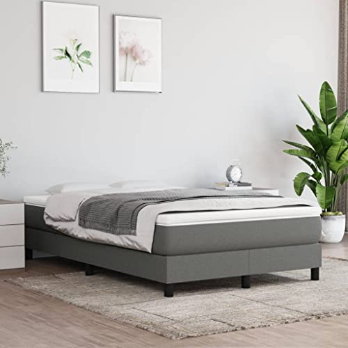 HOMEELIKE Taschenfederkernmatratze Dunkelgrau 120x200x20 cm Stoff von HOMEELIKE